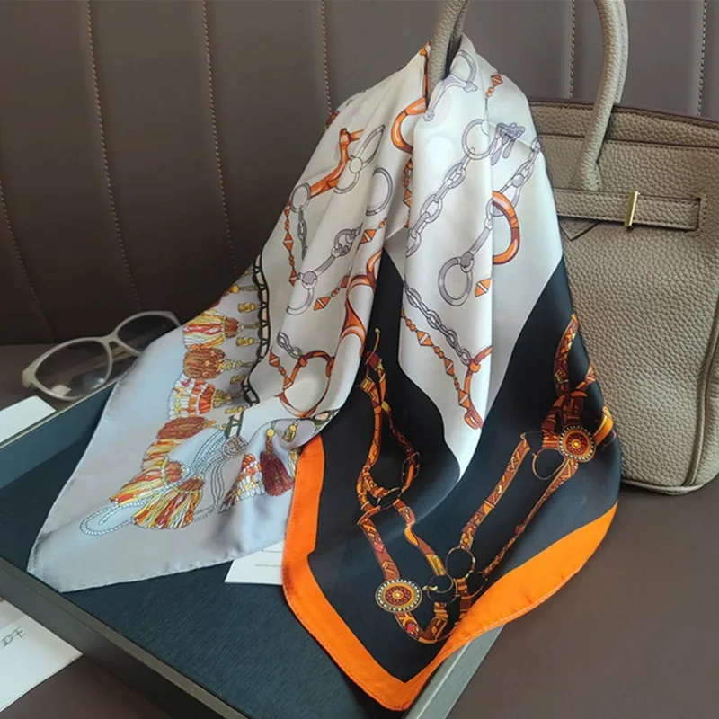 

Scarf High-Grade 70 Square All-Match Spring and Autumn Female Arm Bag Kerchief