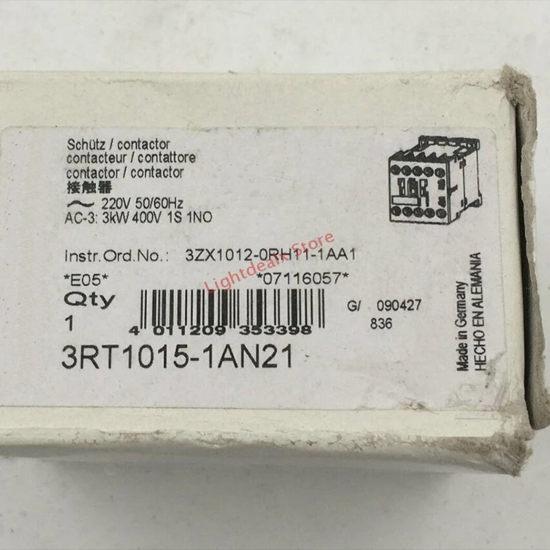 Imagem -06 - Contator Novo na Caixa 3rt10151ab01 3rt1015-1af01 3rt1015-1af02 3rt1015-1ag61 3rt1015-1ah01 3rt1015-1an21 3rt1015-1bb41 1pc