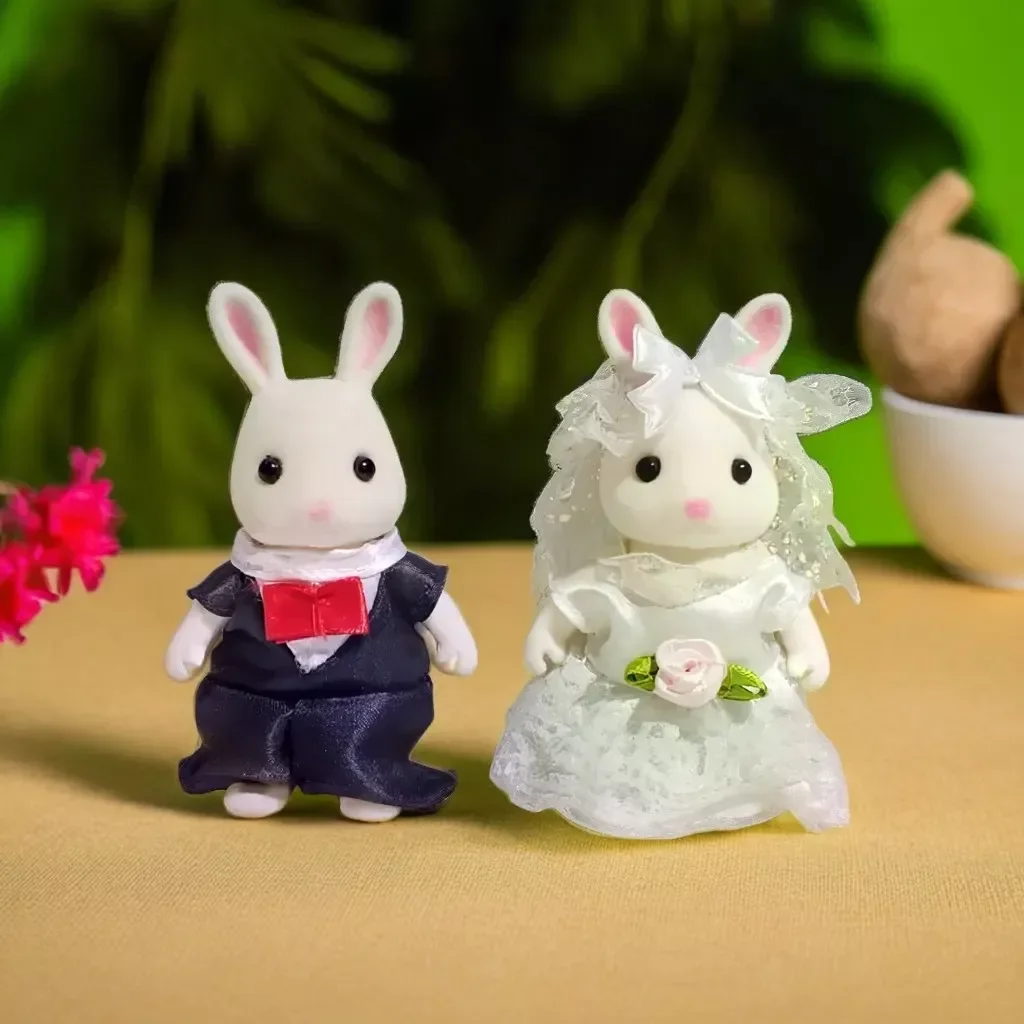 

Easter Bunny 1:12 Simulation Forest Family Reindeer Panda Animal Dollhouse Figures Miniature Furniture Kitchen Accessories Gift