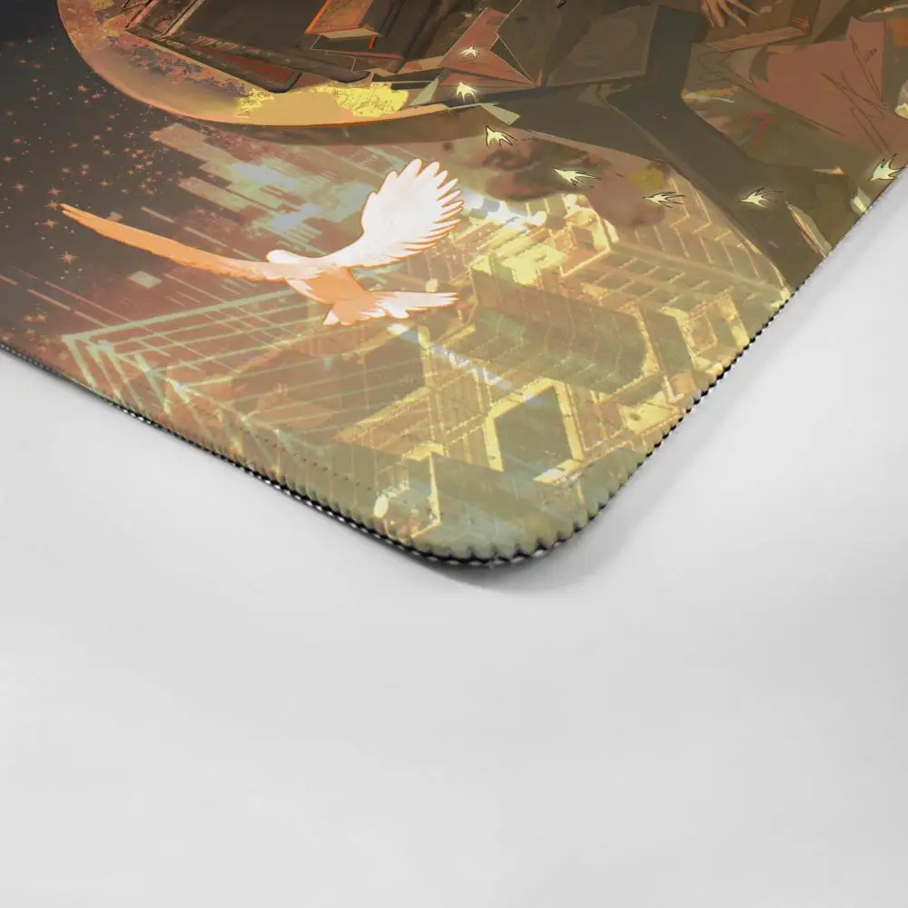 Anime bungou cães vadios mousepad grande jogo mouse pad lockedge engrossado teclado de computador mesa tapete