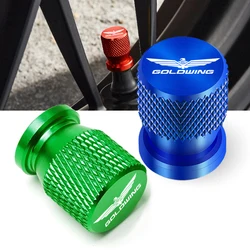 For HONDA Gold Wing 1800 1500 1200 Goldwing GL1800 2 Pcs Motorcycle Tire Valve Air Port Stem Cover Caps CNC Aluminum Accessories