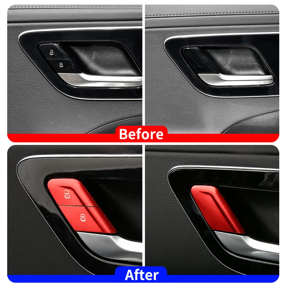for Mercedes Benz C E GLC Class 2024-2026 W206 S206 W214 X254 Door Lock Keypad Switch Button Cover Trim Anti Scratch Sticker