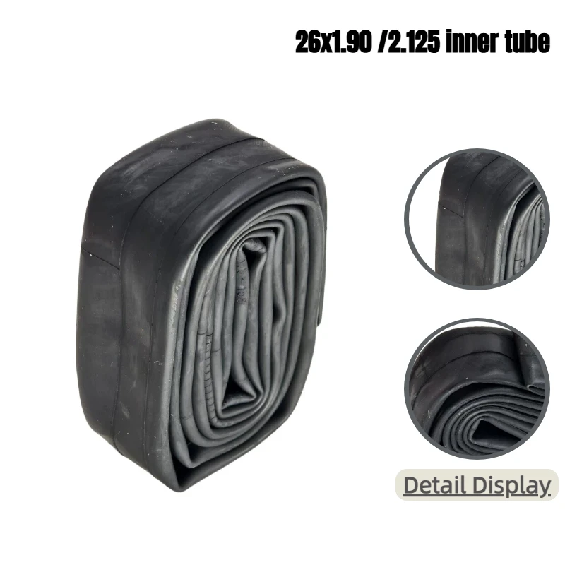 26 inch 26x1.90/2.125 inner tube suitable for bicycle internal camera replacement straight valve
