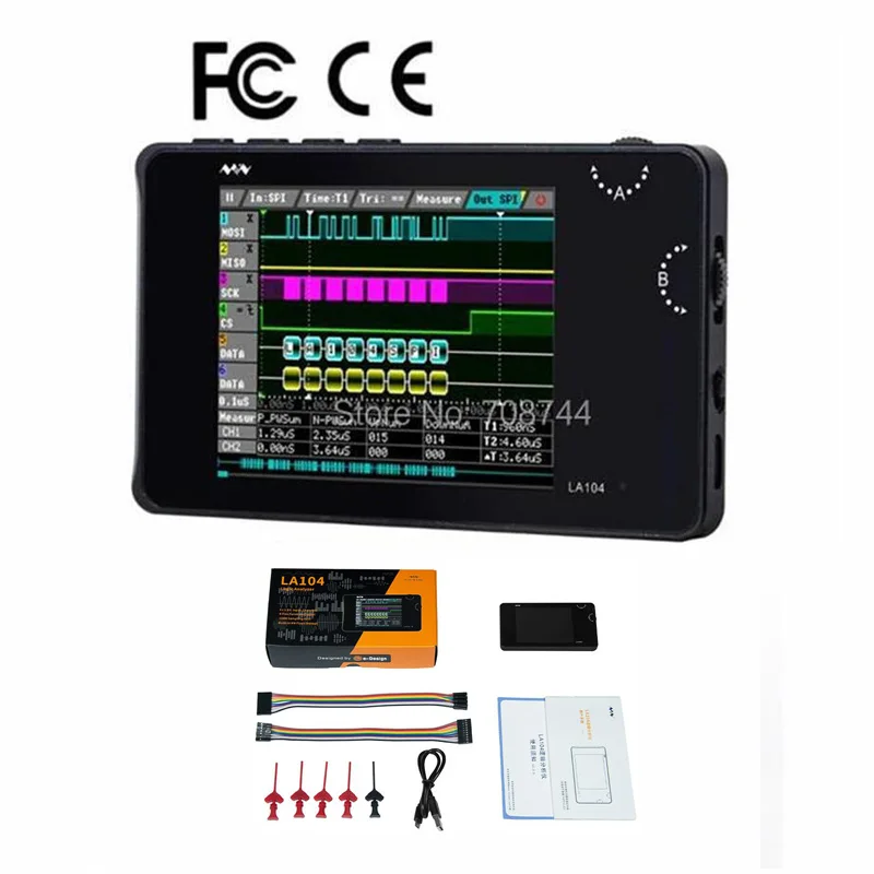 Mini DSO LA104 Digital Logic Analyzer 2.8