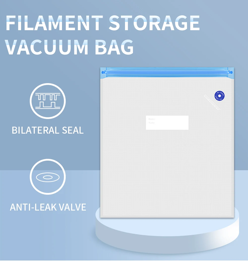 3D Printer Filament Storage Bag Vacuum Bag For PLA TPU Dryer Safekeep Humidity Resistant Sealing Bags Keep Filament Dry Sealed