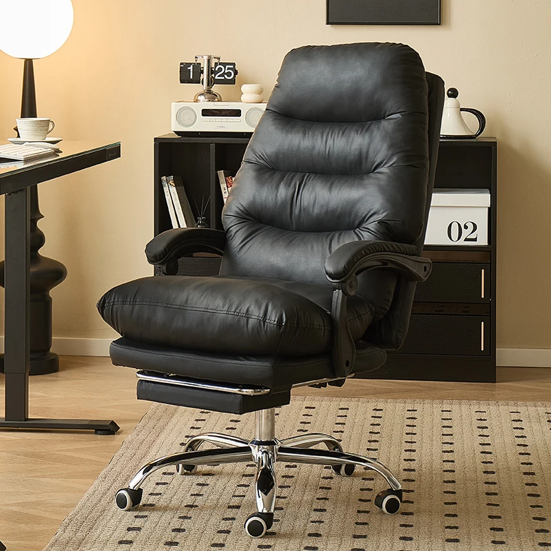 كرسي مكتب منزلي مستلق كرسي أريكة ترفيهي حديث للمكتب كرسي كمبيوتر مريح عالي الظهر لدراسة الجلوس لساعة طويلة #3