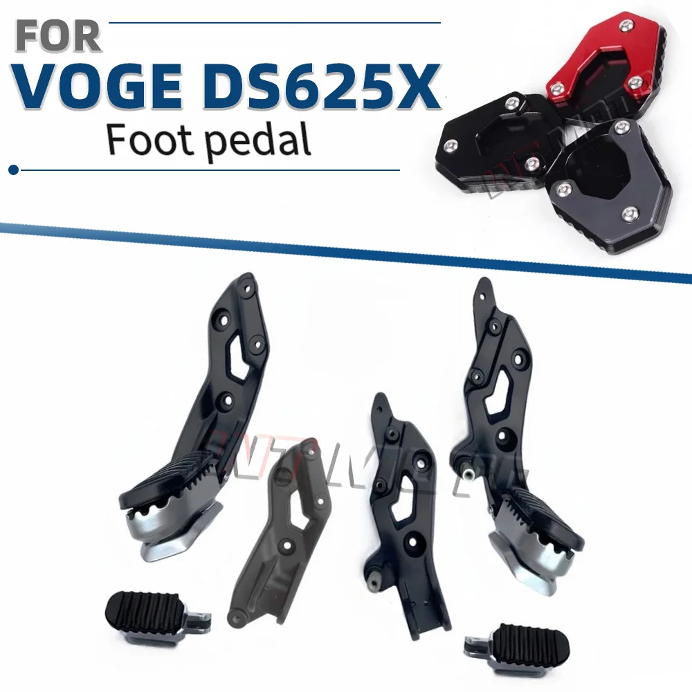 Motorbike Front Footrest Left Right Main Bracket Gear Brake Pedal Fit VOGE DS625X Foot Control Parts