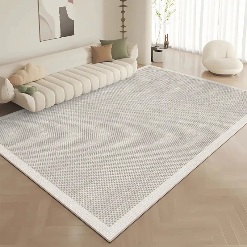 VIKAMA Nordic Wohnzimmerteppich, rutschfest, schmutzabweisend, für Sofa, Beistelltisch, Schlafzimmer, Garderobe, Bodenteppich, Heimdekoration
