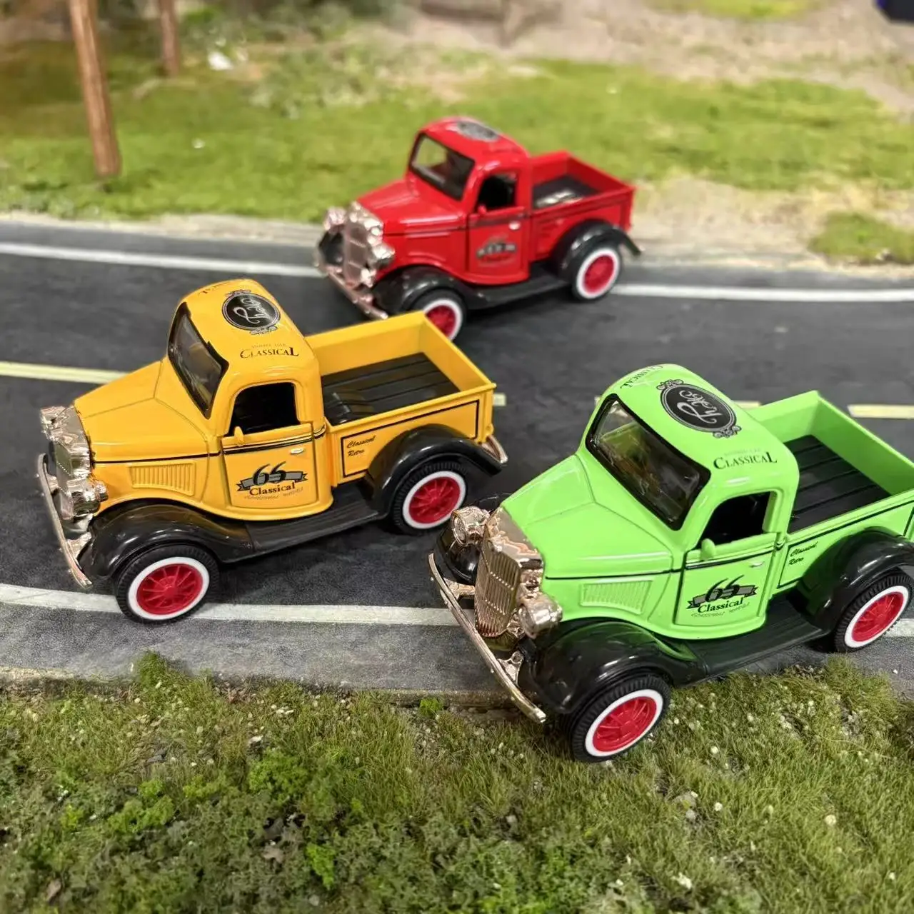 Sound Light Ford Pickup Diecast Alloy Car Model Collectible Toy for Children