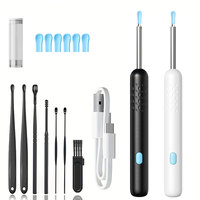 Ear Cleaner with Camera Ear Wax Removal Endoscope Earwax Removal kit with 6 Ear Pick and 7 Traditional Tools with WiFi Function