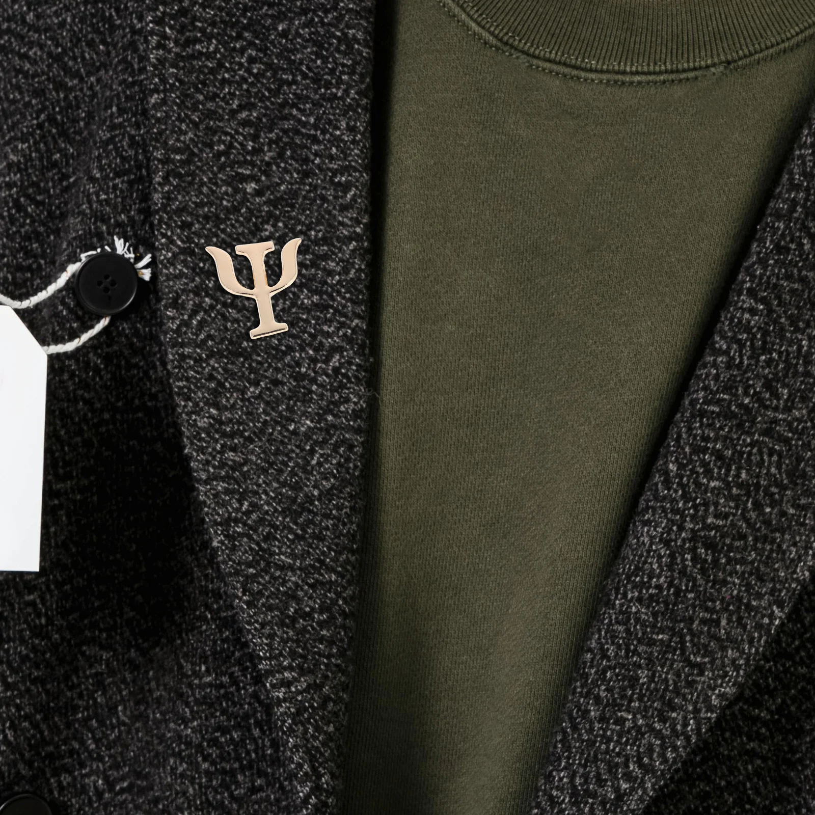 

6Pcs Vintage Alloy Psychology Symbol Chest Badge Brooch Pins for Nurses Doctors Party Bag Stuffers Lapel Pins Party Bag Stuffers