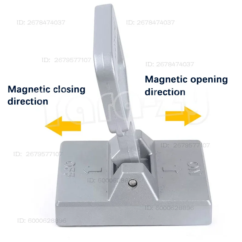 Portable Magnet Permanent Magnet Suction Cup 50KG Strong Magnetic Steel Plate Iron Absorber Convenient Permanent Magnet Lifter