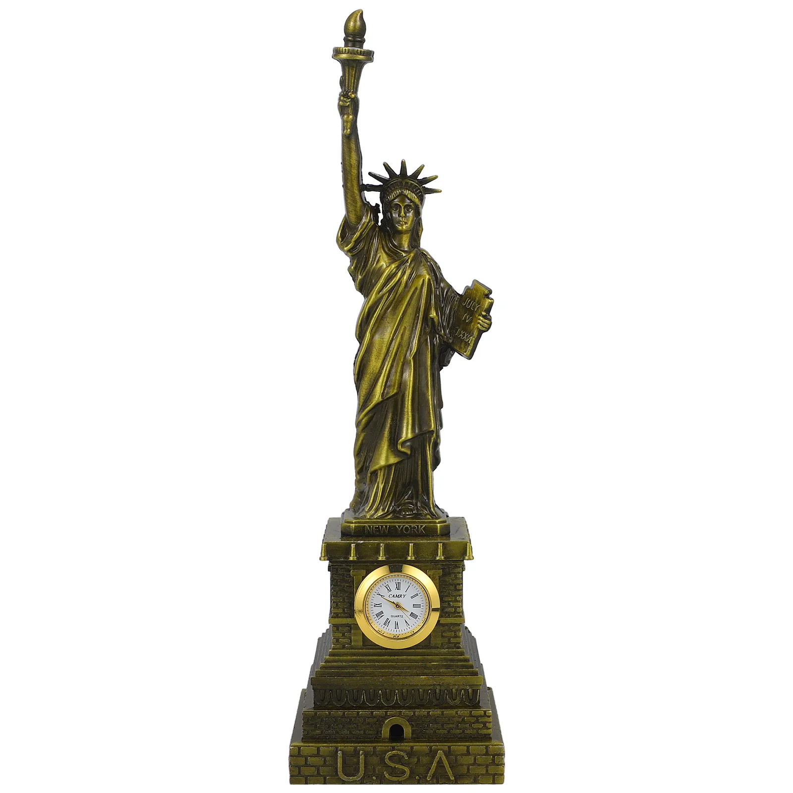 

Metal Statue of Liberty Craft Small Iron Alloy Home Decor Desktop Ornament Tabletop Statue Office Decor Liberty Model Metal