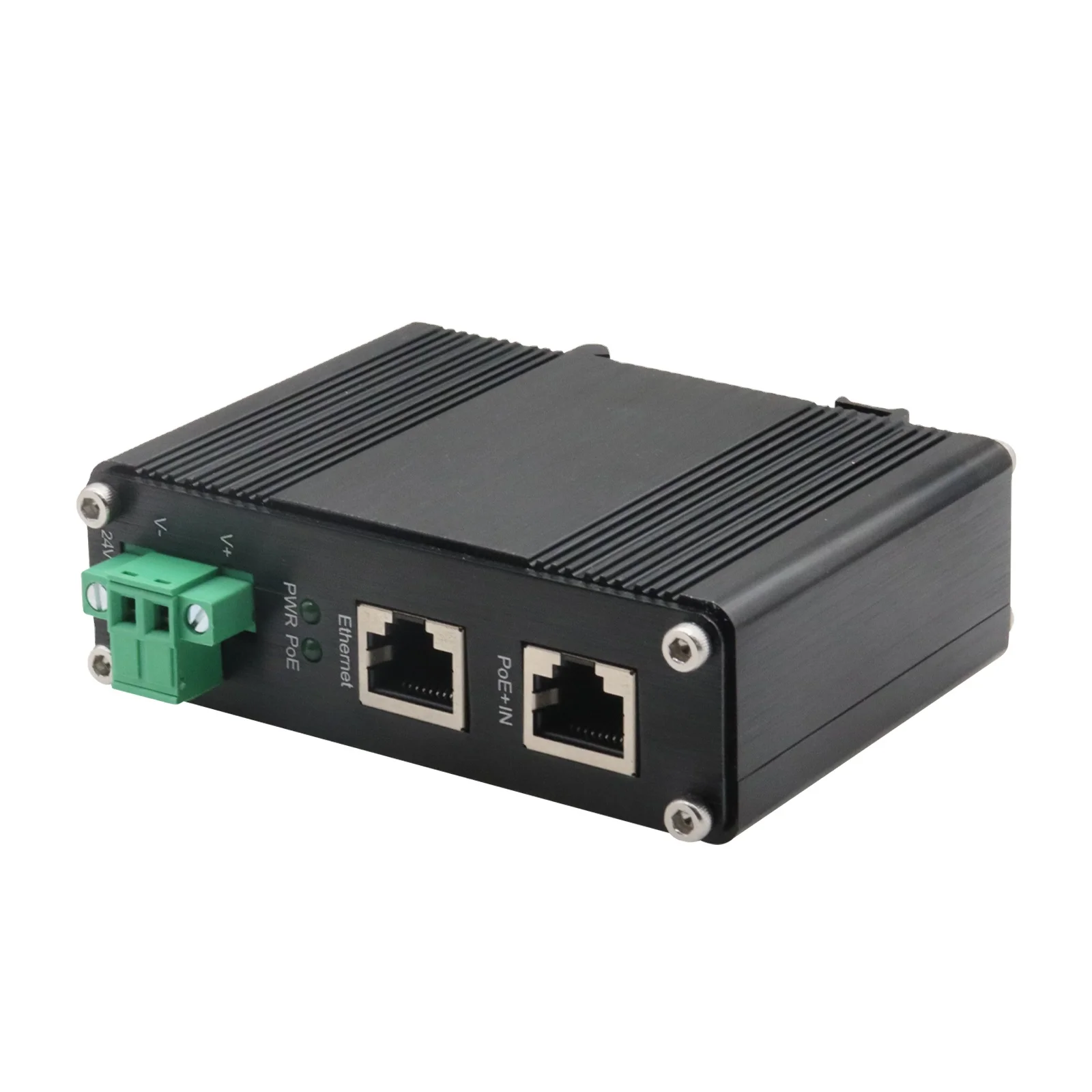 

Din Rail Industrial 10/100/1000Mbps 8023at Poe Splitter 24V DC Output Voltage