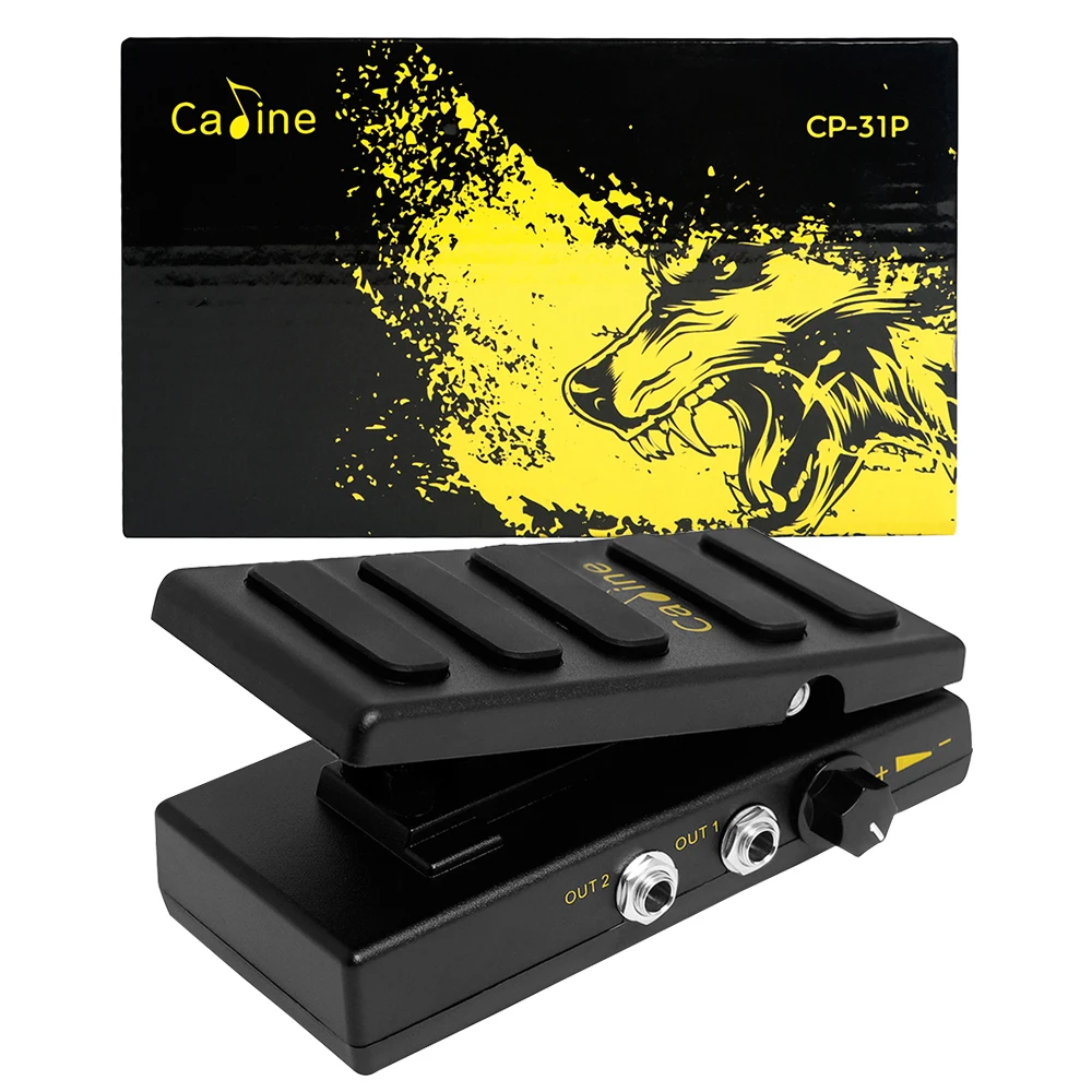 Caline CP-31P Guitar Volume Boost Pedal Dual Channel Volume Pedal Electric Guitar Bass Effect Pedal Guitar Parts & Accessories