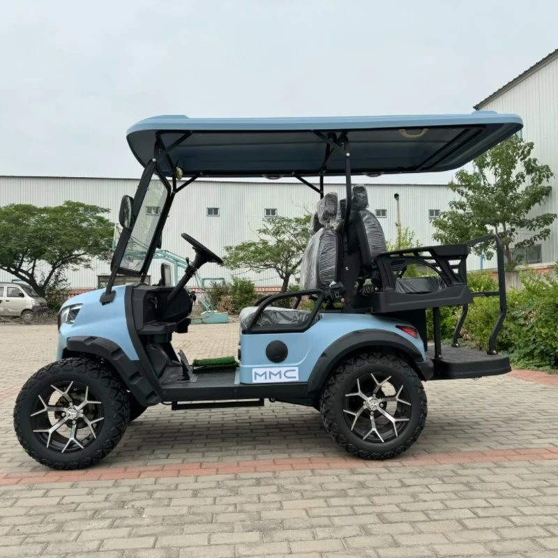 2024 Hot sale high quality 4 person 6 person passenger golf cart 2+2 seat tourist car electric golf cart