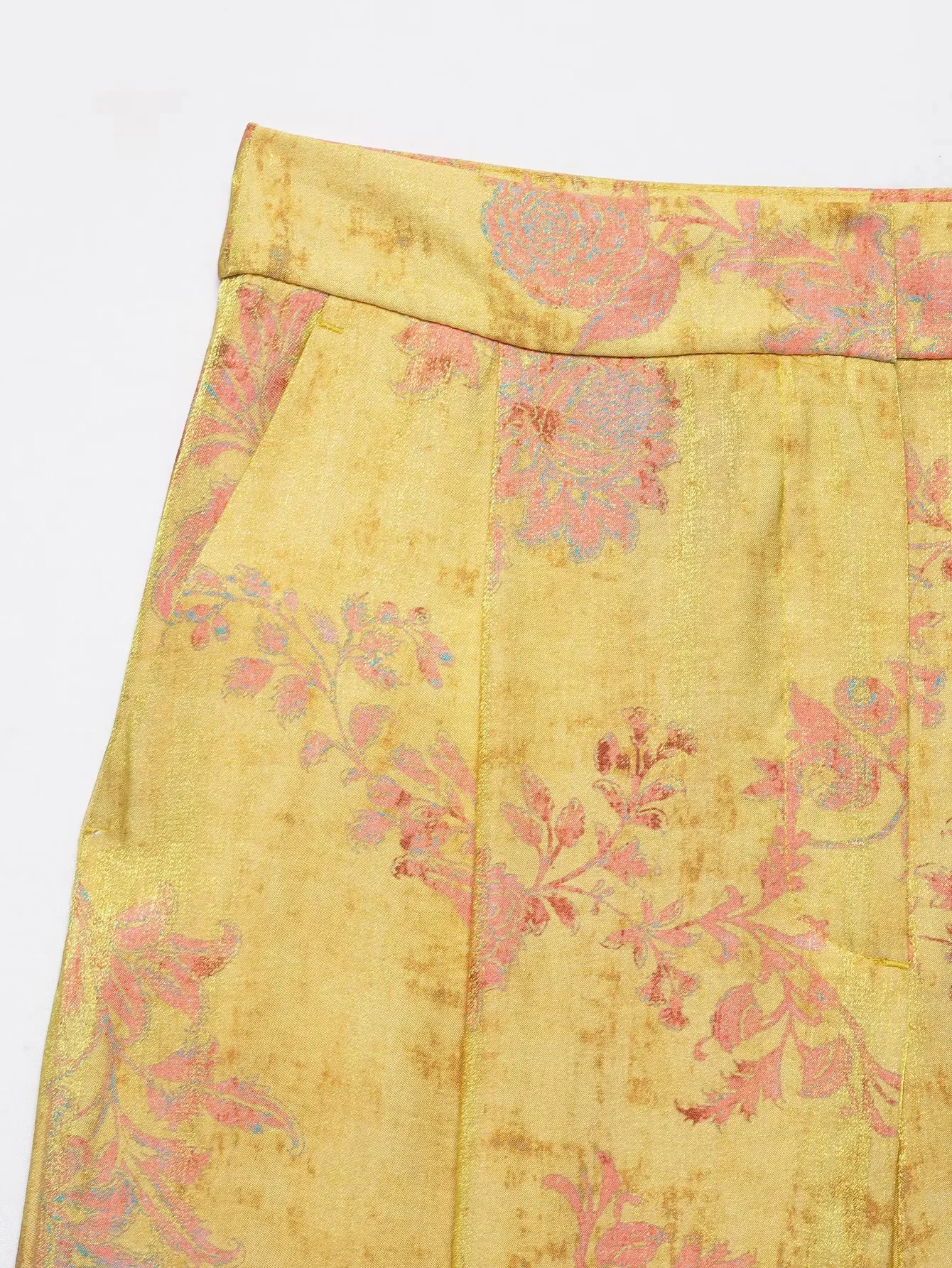 KONDALA Damen Elegantes Vintage Bedrucktes Hosenset mit Seilknoten-Hemden, Lange Hosen 2026 Frühling Herbst Urlaub High-Street-Set – Detail 24