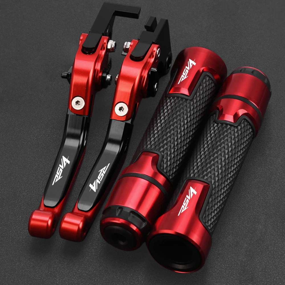 

For Aprilia RSV4 RSV4R RSV4RR FACTORY 2009 2010 2011 2012-2018 2019 Motorcycle Brake Clutch Levers & 22MM Handle Handlebar grips