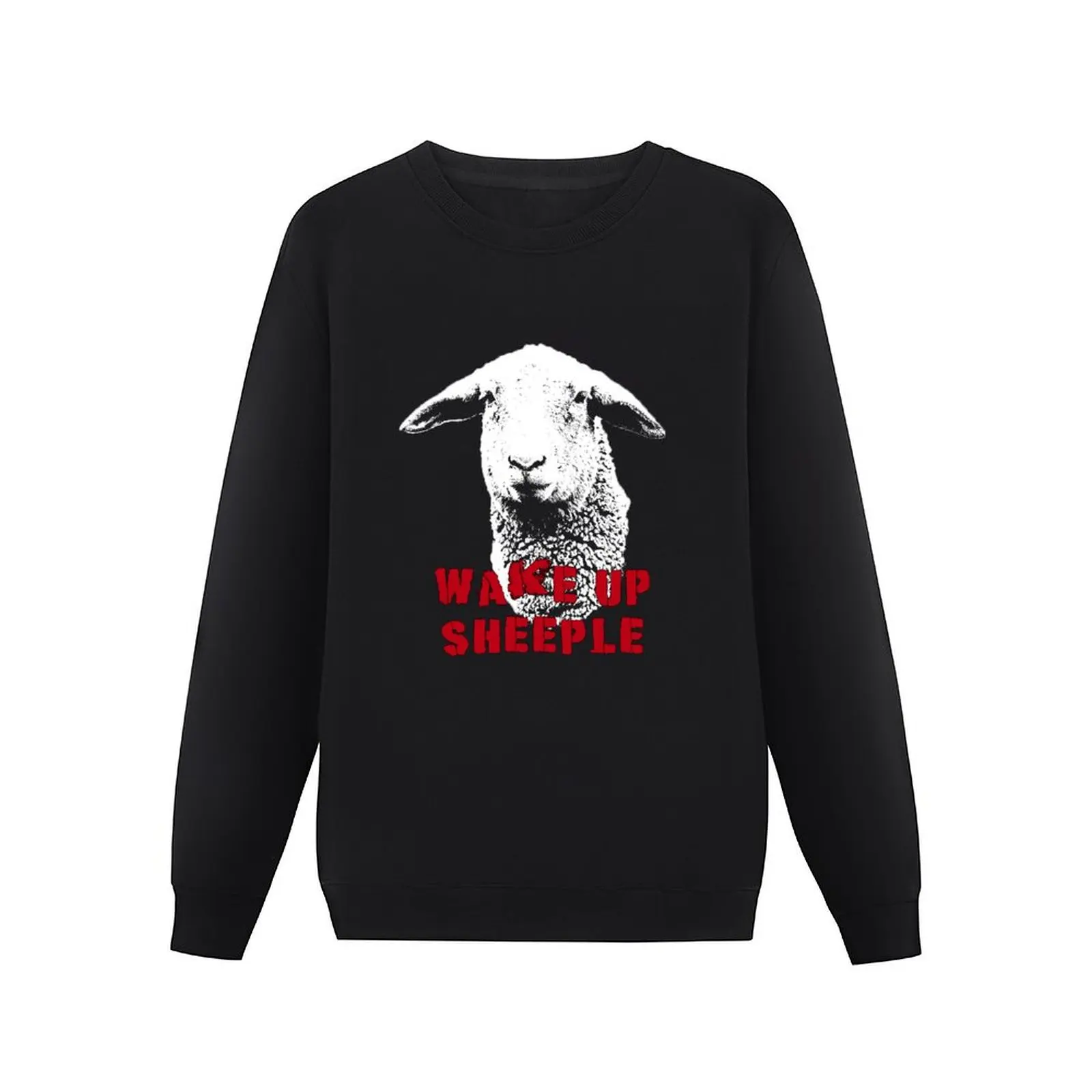 Wake Up Sheeple, Sheep Pullover Hoodie anime clothes new sweatshirt