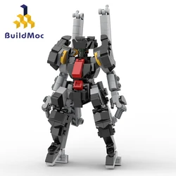 BuildMoc Black Seagull Mecha Robot Building Blocks Set Idea Battle Mech Mechanical Bricks Toys For Children Birthday Xmas Gifts