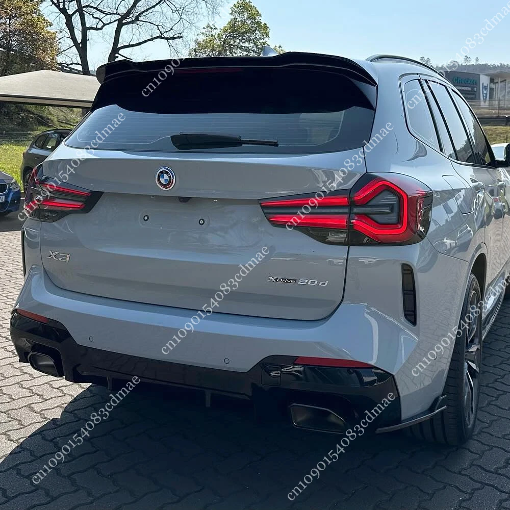For BMW X3 G01 iX3 G08 LCI M Sport 2018-2023 Car Rear Bumper Side Canards Splitter Diffuser Corner Guard Body Kits Accessories