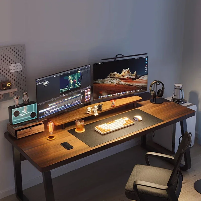 

Writing Executive Computer Desk Gaming Bedroom Coffee Supplies Modern Desk Conference Sedentary Square Office Work Furniture