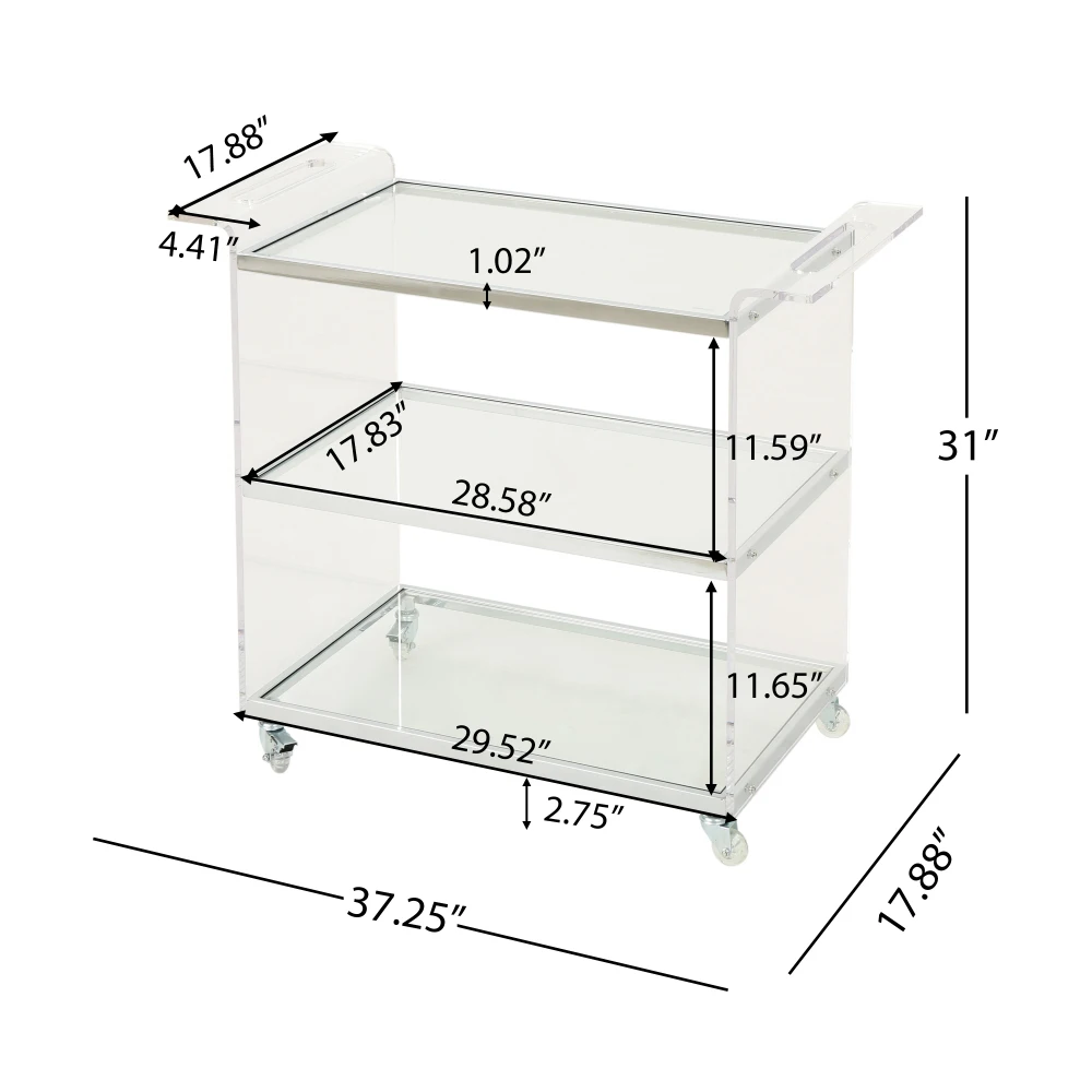 Almacenamiento de utilidad para servir, organizador con ruedas, carritos impermeables para cocina, entrada, restaurante, Werkzeugwagen, muebles para el hogar