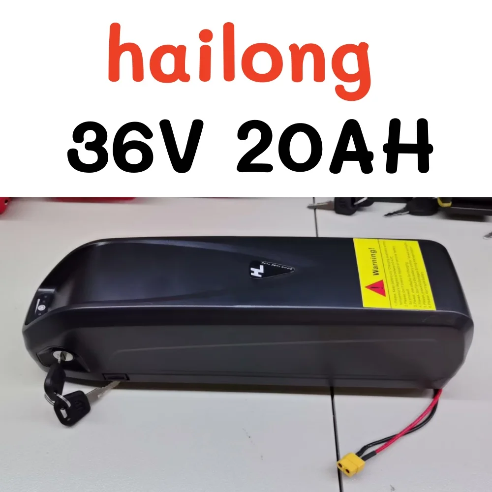 XT60/T Plug Hailong 36V 20Ah 18650 Battery | Suitable for Octagonal BBS02/BBS03 Motors