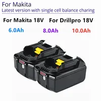 18V Tools 6A/8A/10Ah Rechargeable Li-ion Batteries For Makita Battery Power Tools 6.0Ah 18 V Replacement BL1860 BL1850 6A 8A 10A