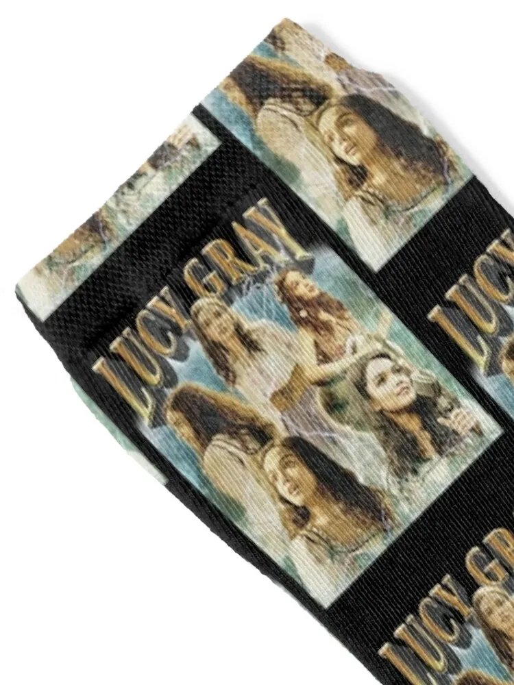 Lucy Gray Baird The Hunger Games Vintage Socks floor winter thermal Socks For Man Women's