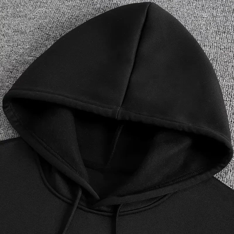 2025 الخريف الشتاء حياة إستعراض الجرافيك هوديي الرجال النساء المتضخم الشارع الشهير للجنسين 100% القطن الخالص مطبوعة هوديي #4