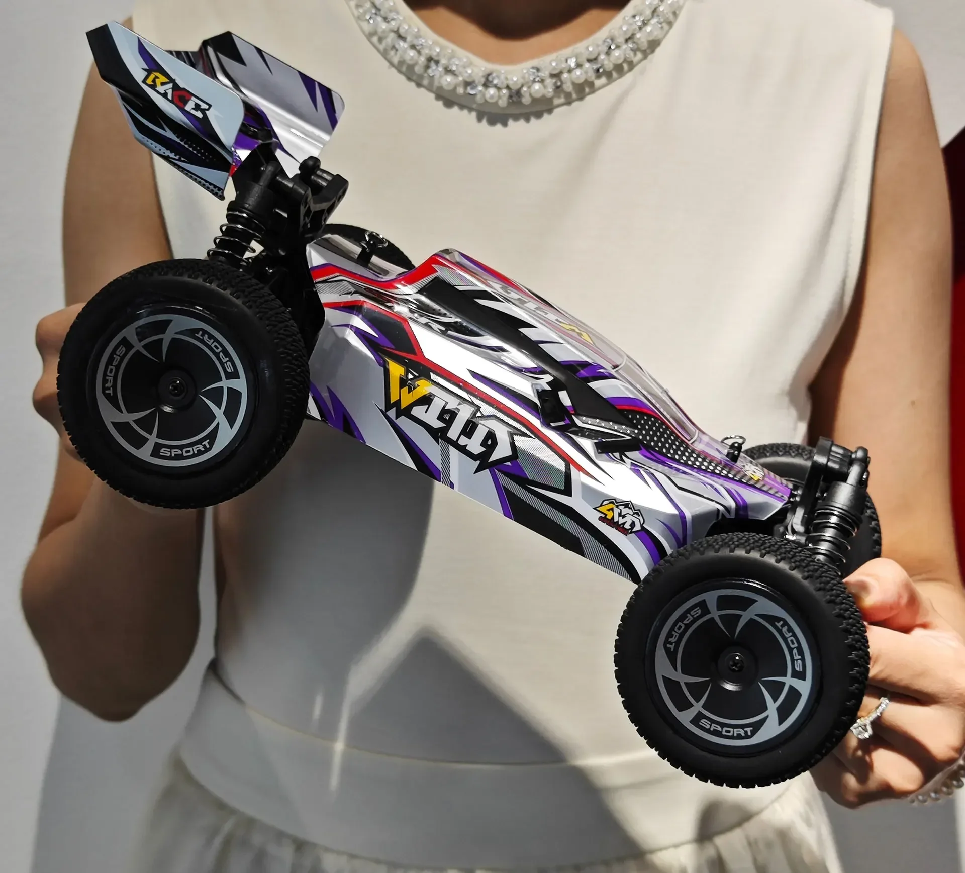 Metal Front, Wear Resistant Aluminum Alloy RC Car For WLTOYS