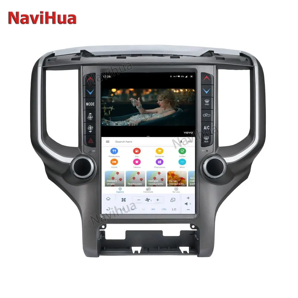 For Tesla Ekran Dodge Ram Touch Screen Android Car Stereo GPS Navigation Car DVD Player Multimedia Car Radio New Upgrade