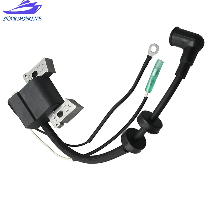 Ignition Coil 6BX-85571 6BX-85571-00 For Yamaha Outboard F4L F4B F4S F5A F6L F6S F6C F6 4 Stroke Boat Engine Parts