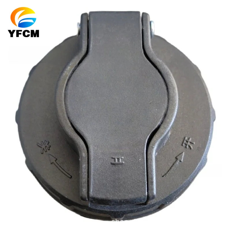 1 PCS Excavator Parts 45mm Threaded Locking Fuel Tank Cap For Dongfeng Tuyi T5Q T15 Small Truck