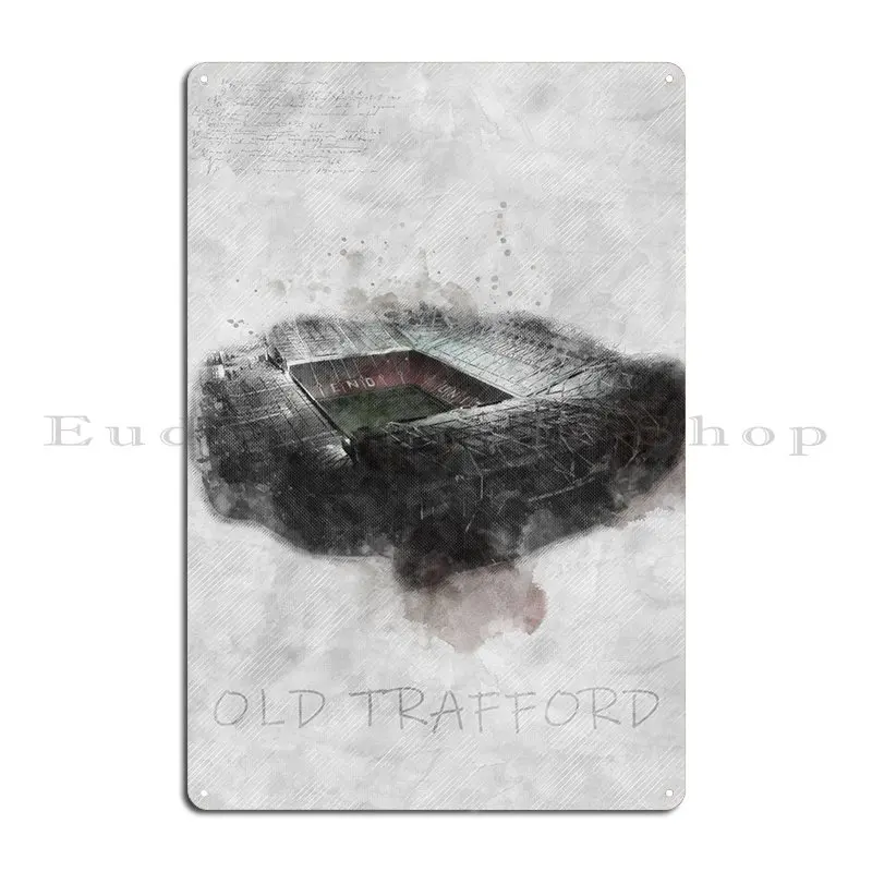 Old Trafford Metal Plaque Rusty Classic Cinema Printing Retro Tin Sign Poster