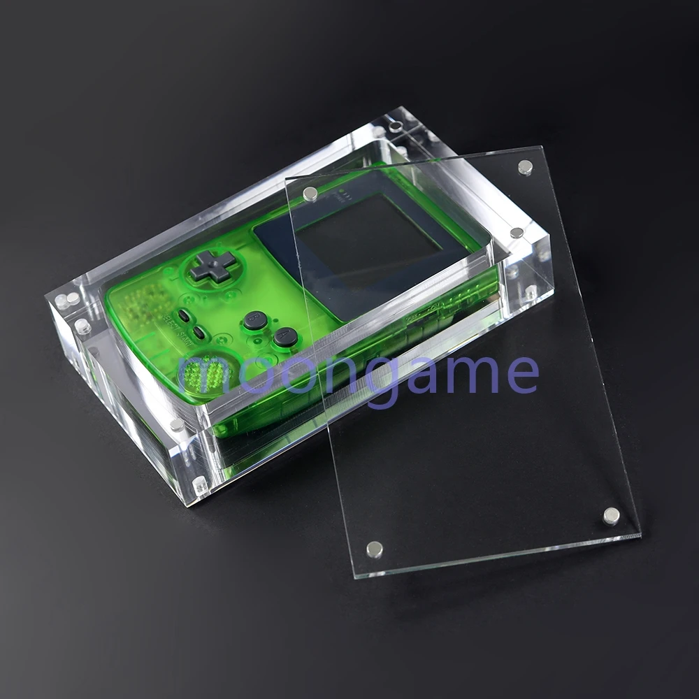 OCGAME 1 Stück Acryl-Display-Schutzhülle für GB GBA GBC GBM GBP GBA SP NDSL New 2DS XL GW Spielkonsolen-Box Hochtransparente Hülle 6