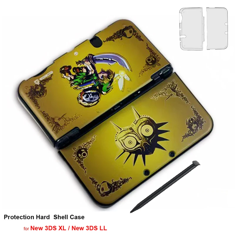 NEW Protection Skin Case for NEW 3DSXL, Matte Hard Protective Shell Cover Coque for NEW 3DS XL LL Game Console w/ Stylus Pen