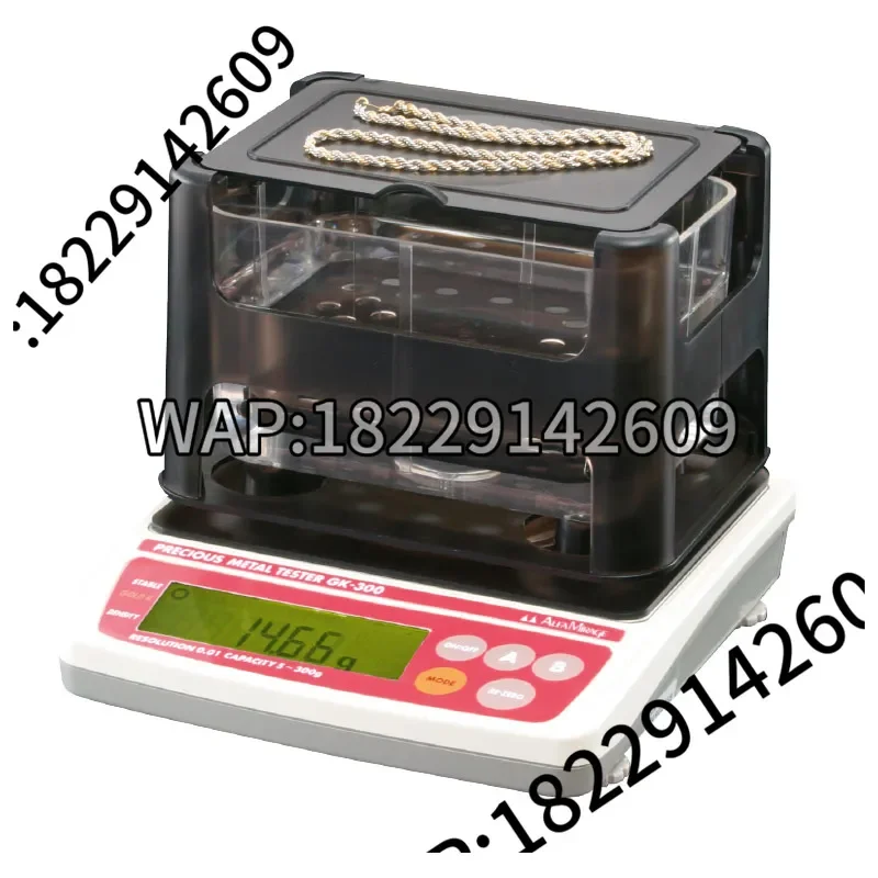 Alfa Mirage GK-300 Precious Metal Tester 300g/0.01g K9-K24 Gold Density Purity Karat Scale