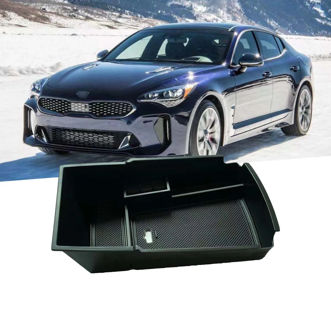 

For KIA Stinger Central control armrest box storage box Stinger modified interior storage box