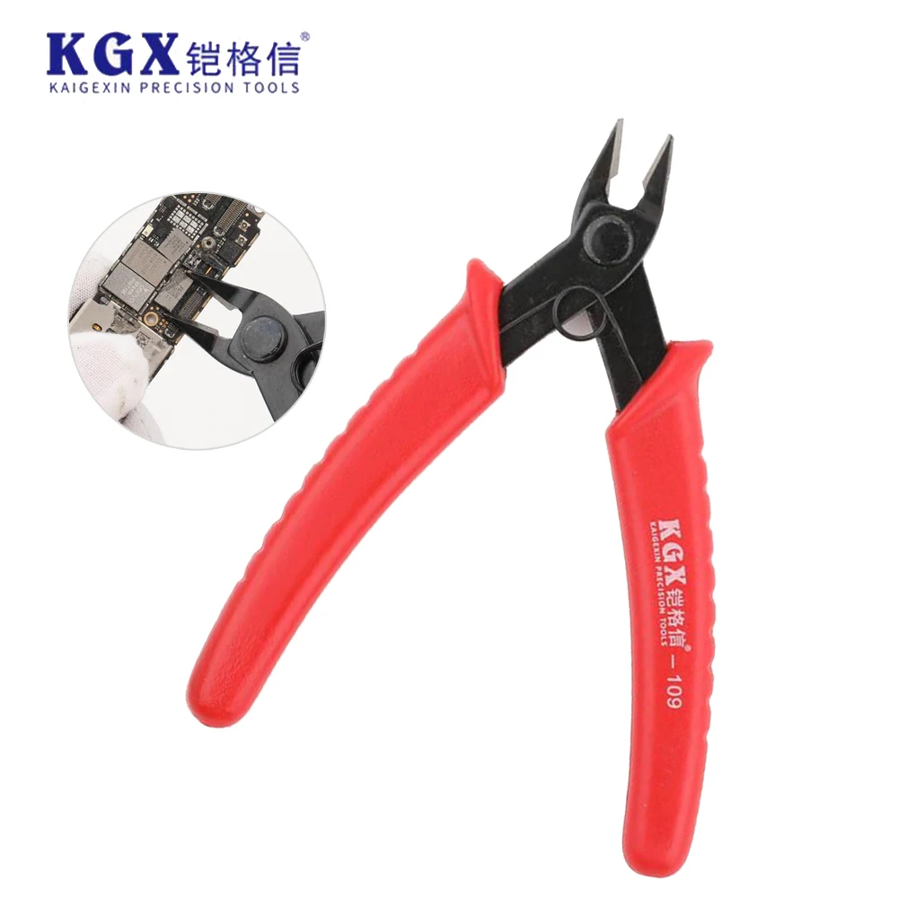 KAIGEXIN K-109 Diagonal Pliers for Mobile Phone Repair Mainboard PCB Chip Electronic Component Clamping Cutting Pliers Tool