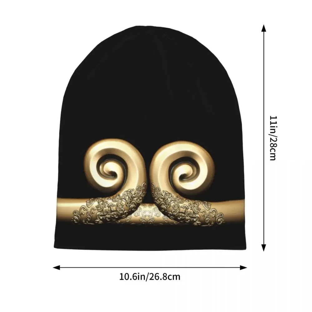 Women Men Black Myth Wukong Golden Ring Chemo Beanie Cap Accessories Fall Winter Headwear Bonnet Knitted Hat Wonderful Gift