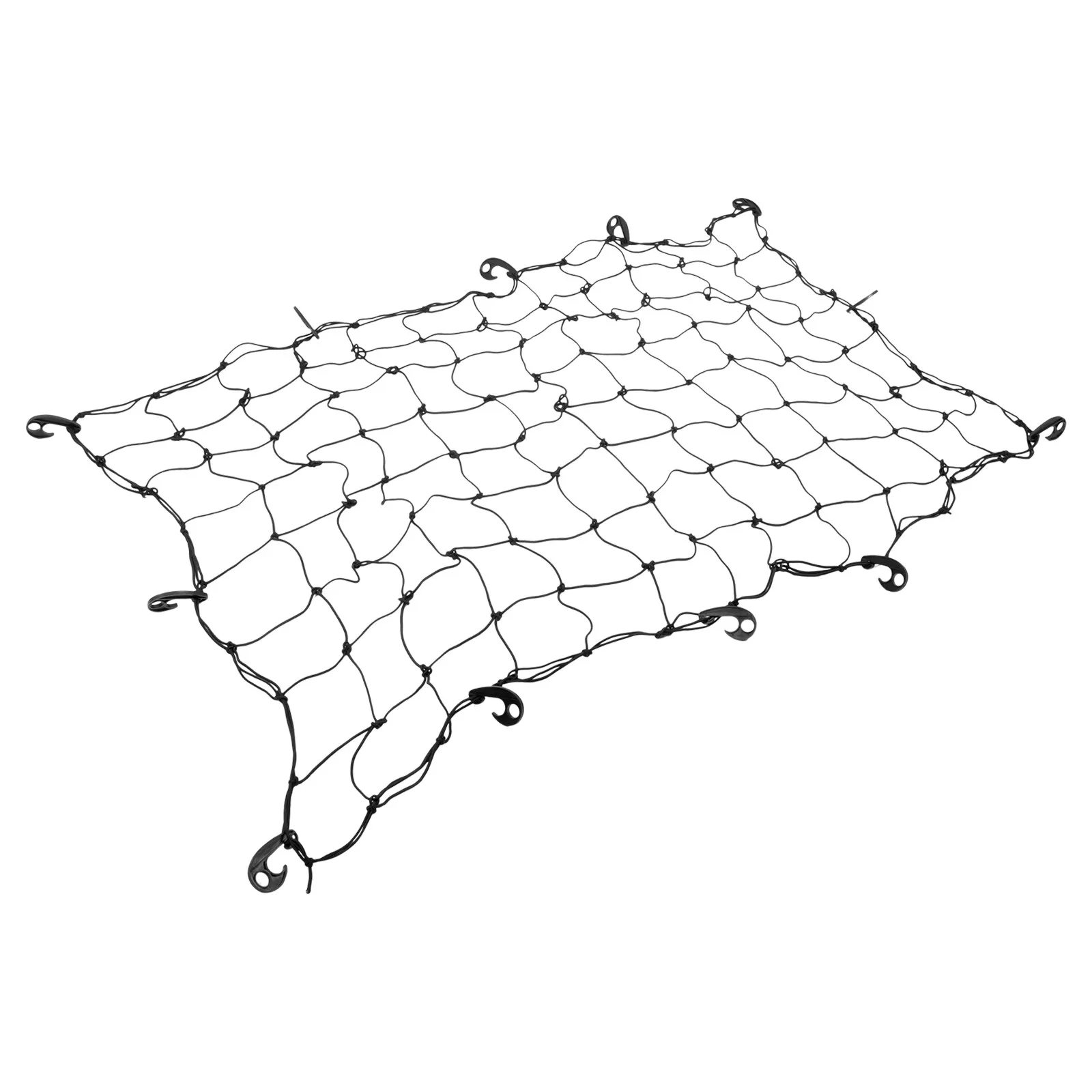 

Прочная резиновая сетка для багажа на крышу автомобиля для внедорожников и пикапов, эластичная сетка-банджи с узловой сеткой для надежного хранения и организации груза