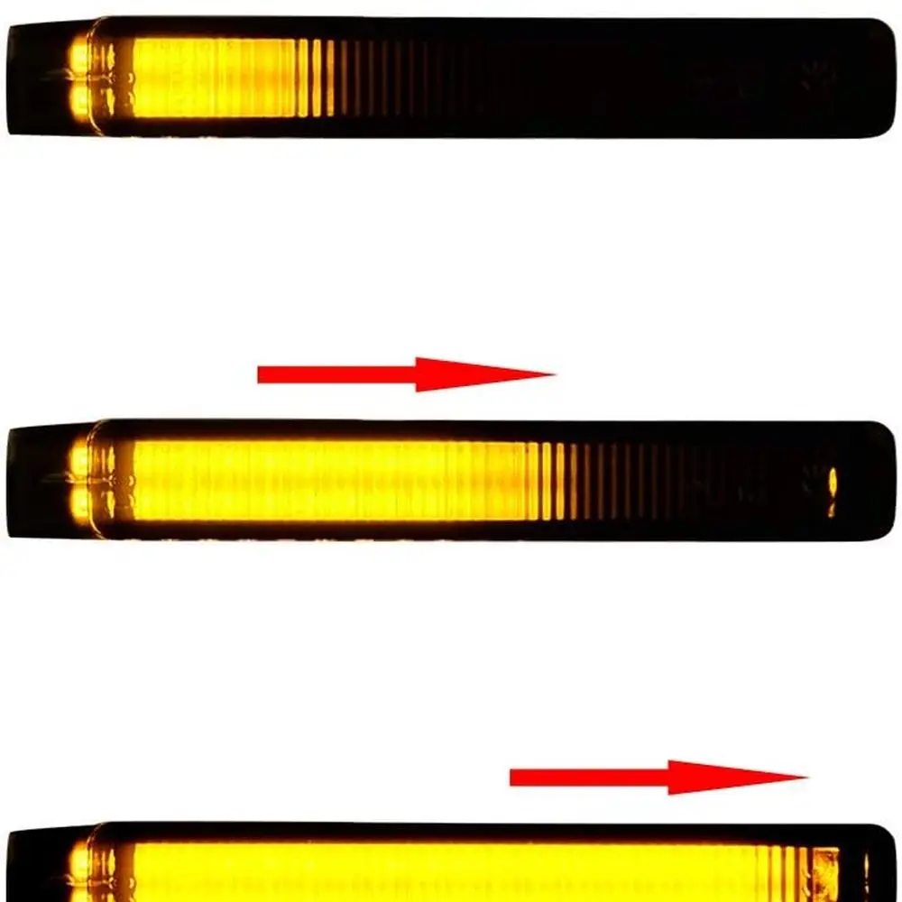 Luzes de sinalização âmbar LED sequenciais para espelhos de reboque Ford F150 2009-2014