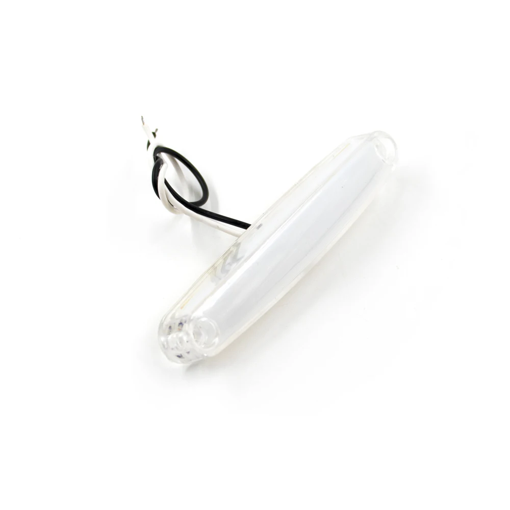 2PCS 9 LED 12V 24V SMD Side Marker Light Oval Clearance Warning Tail Lamp Brake Indicator Trailer Truck Lorry Caravan