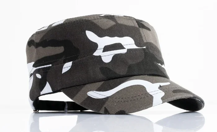 Army Hat Cotton Unisex Flat Roof Trucker Hats Camo Cap Baseball Casquette Camouflage Hats For Men Hunting Camouflage Cap