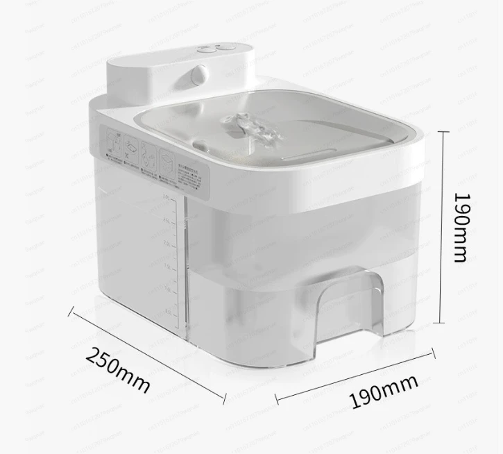 Pet Smart Water Dispenser – Stainless Steel Clean & Dirty Separation Automatic Sensor Control Cat Water Feeder for Large Pets