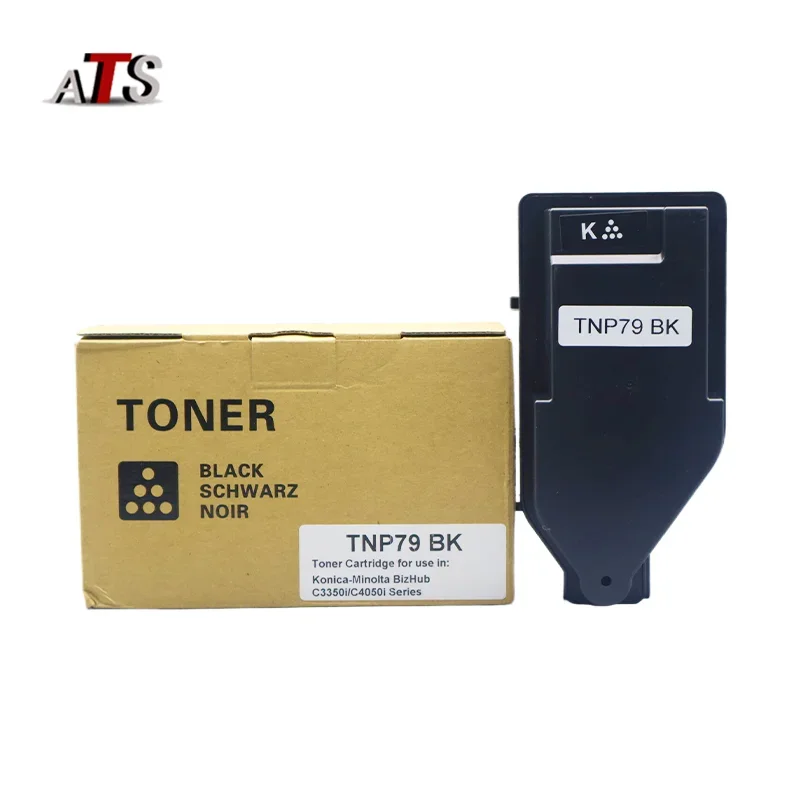 1PCS TNP79Y TNP79C TNP79M TNP79BK TNP79 Toner Cartridge for Konica Minolta C3350i C4050i Toner Powder Copier Spare Parts