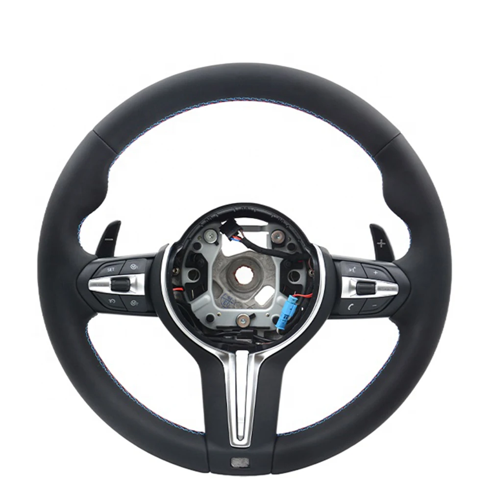

Suitable Full Leather Steering Wheel Assembly for Upgrade and Modification Car Steering Wheel for F Series 1/3/4