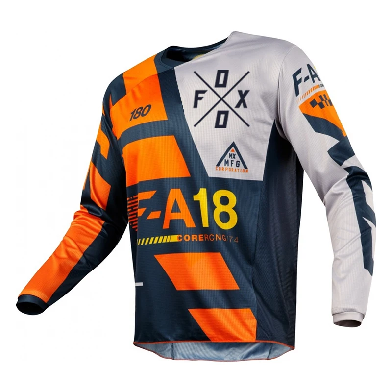 

Off-road motorcycle tops Jersey 180foxo motorcycle quick-drying breathable clothing outdoor riding sun protection long sleeves